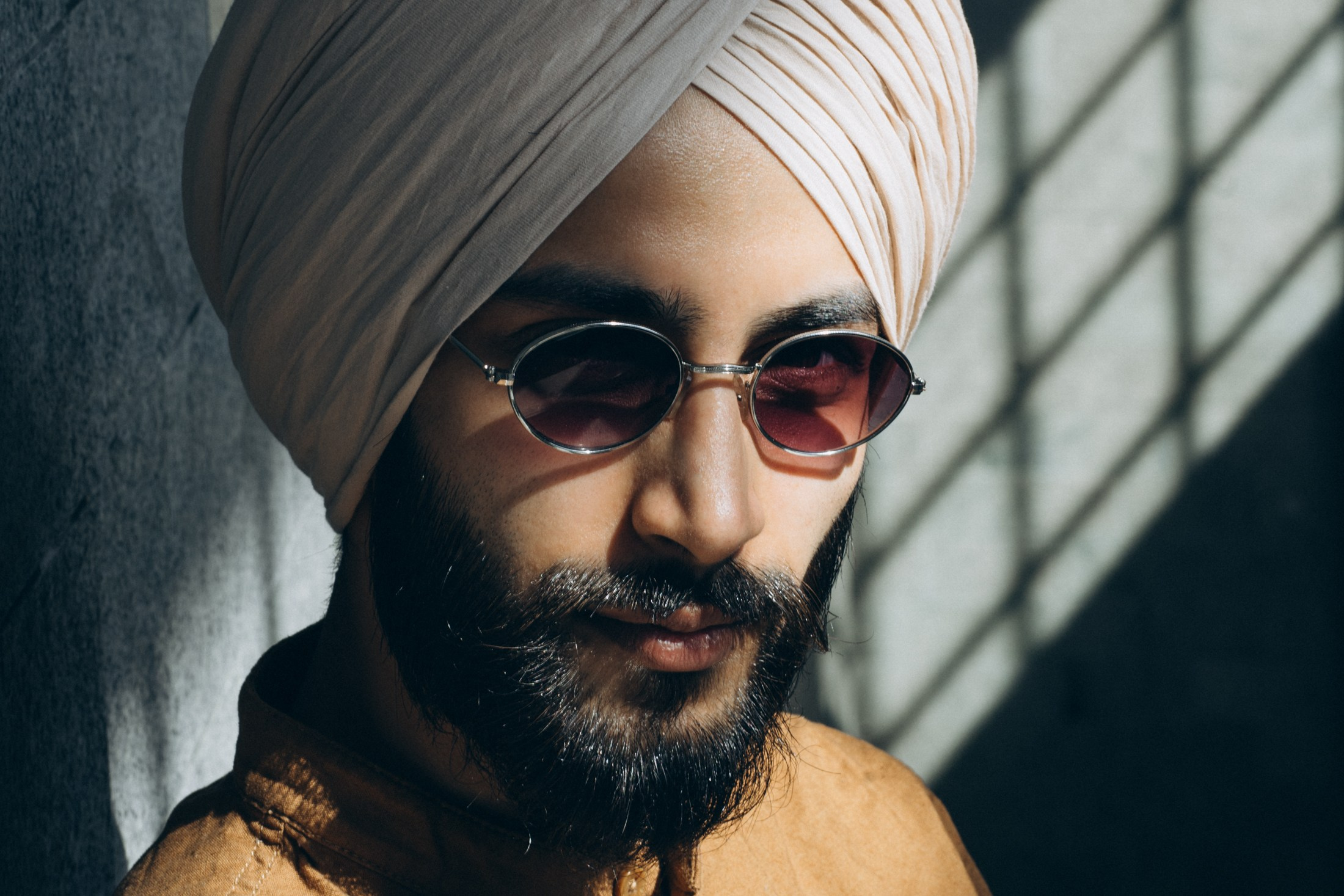 Мужской портрет в тюрбане с бородой — индивидуальная портретная фотография, Дрезден