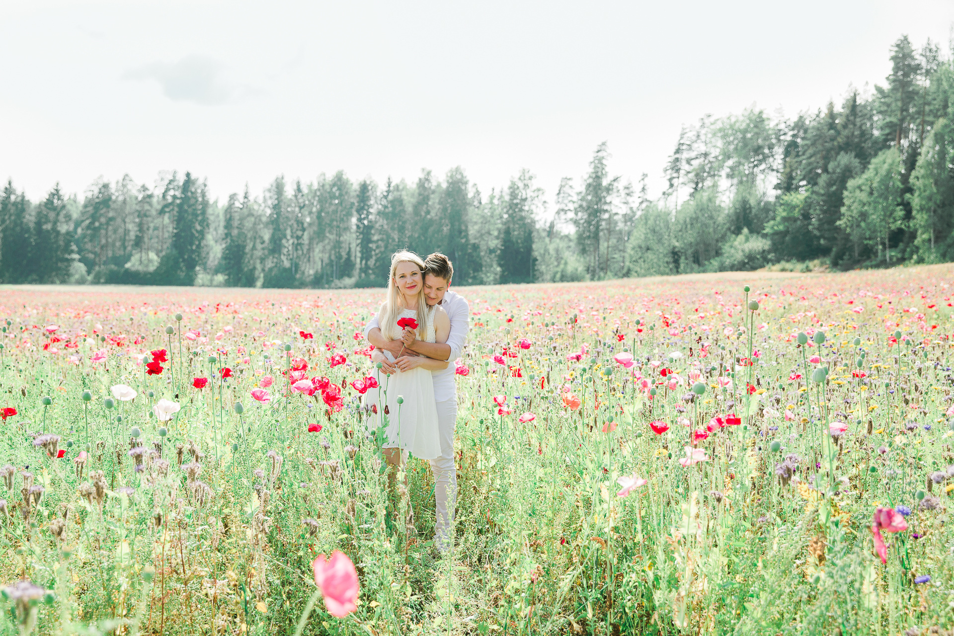 Elena&Dina, kihlakuvaus Uusimaa