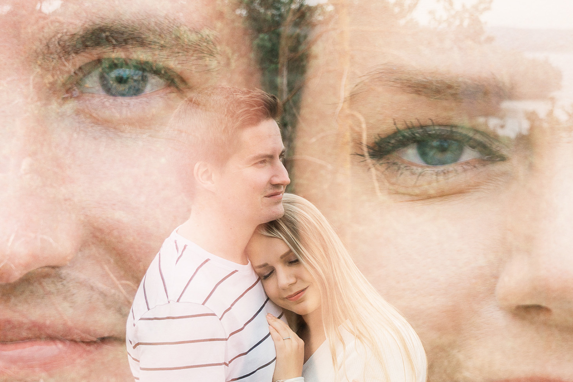 Elena&Lauri, kihlakuvaus Nuuksiossa