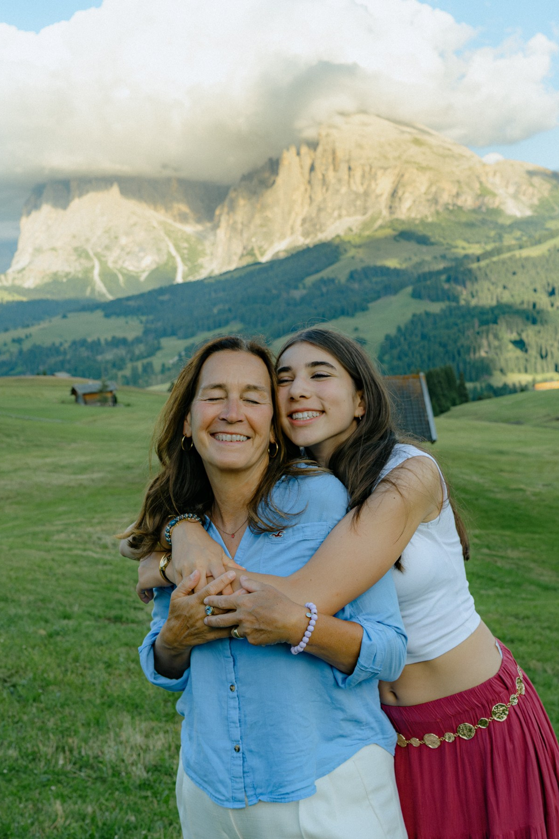 Cinematic photographer in the Dolomites, Italy, Europe