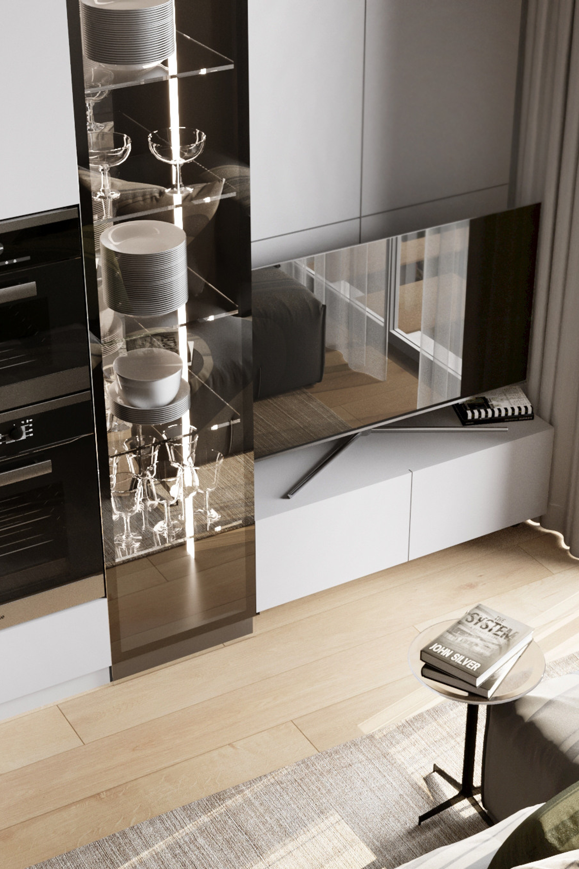 Дизайн ИНТЕРЬЕРА. Воздушный интерьер для девушки. 50 м², г. Кишинев, Молдова