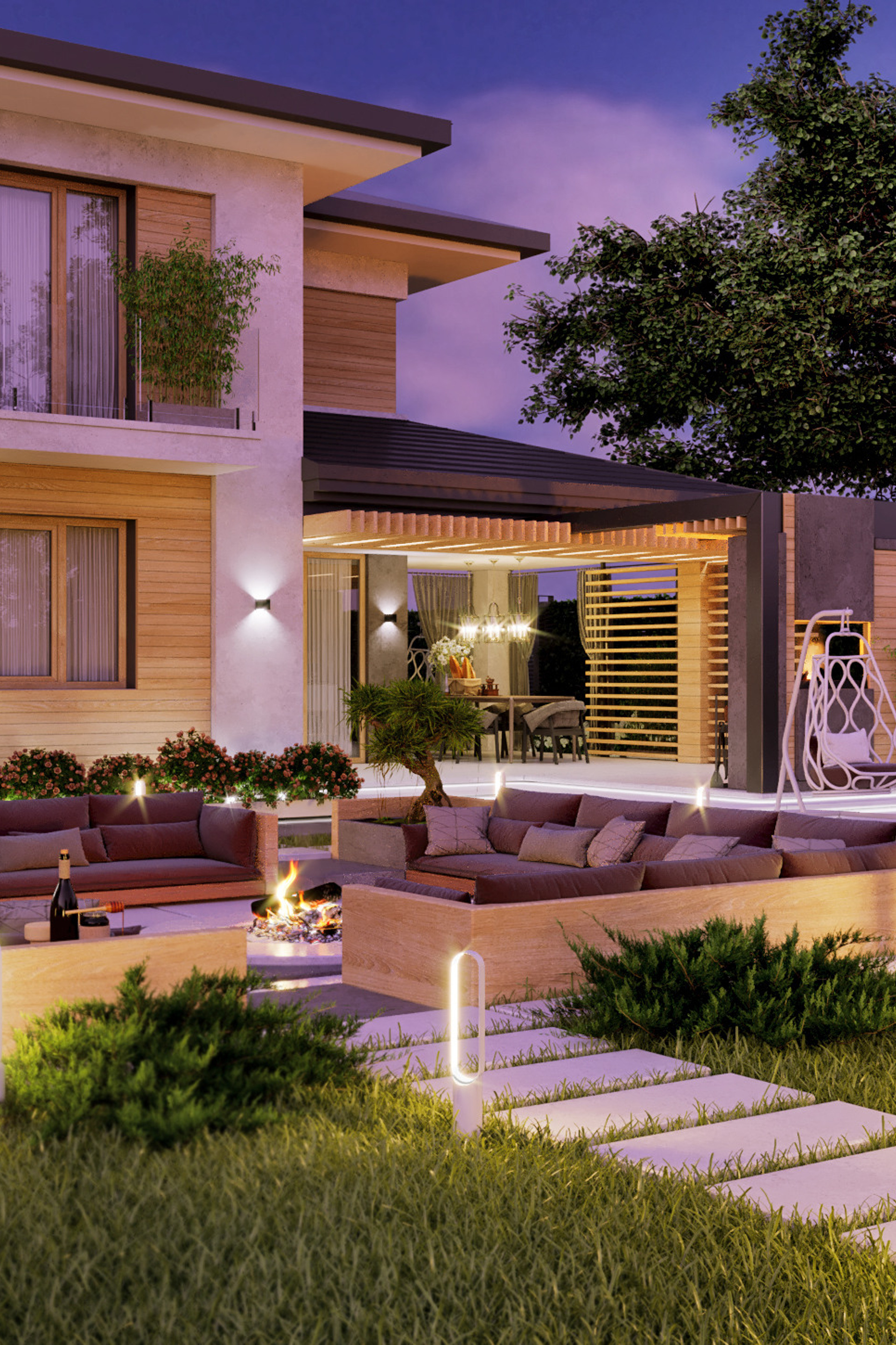 Благоустройство участка. Ландшафтное проектирование г. Трушень, Молдова