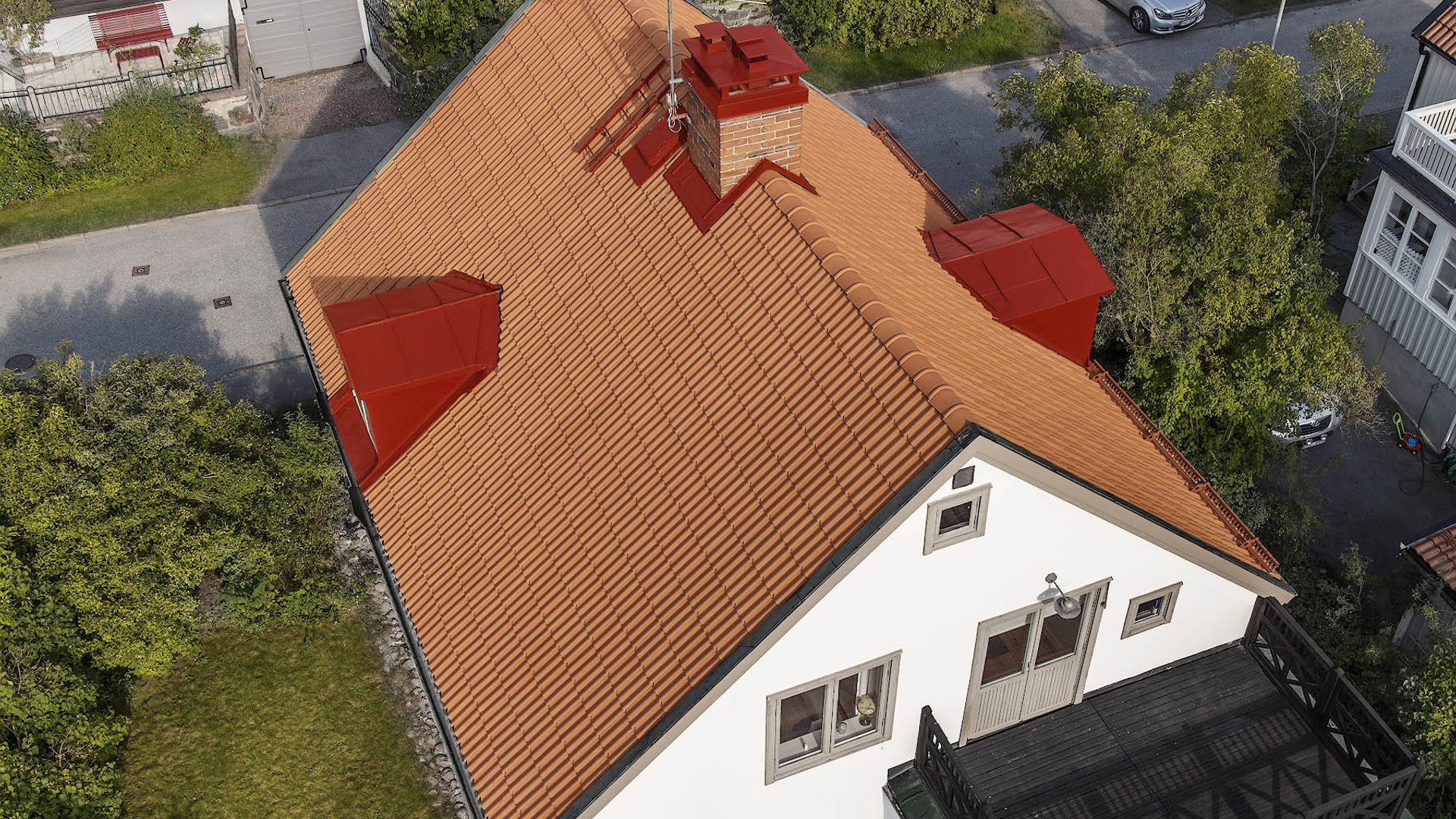 Tak after renovering