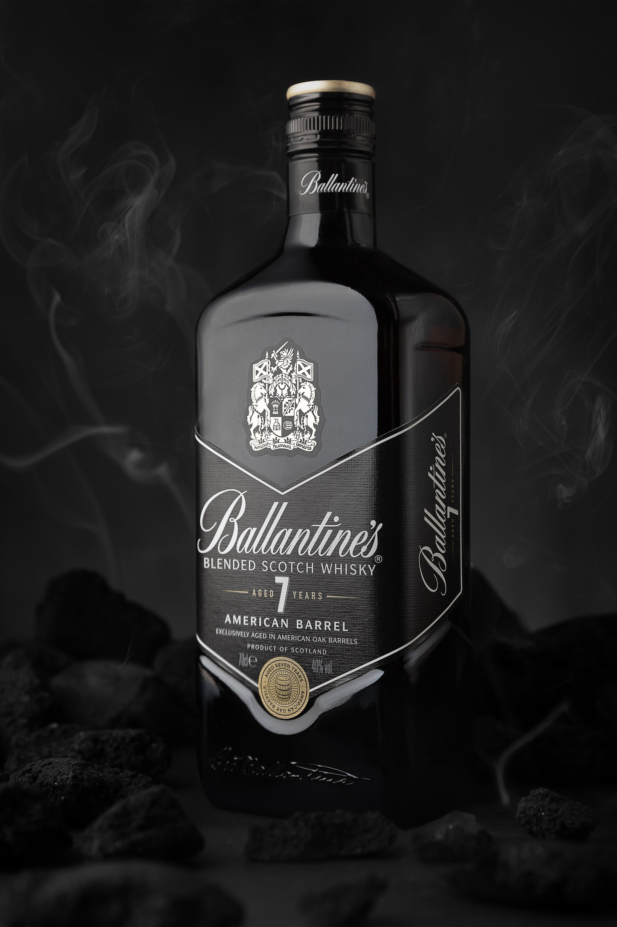 product photo glass bottle