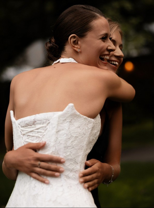 Minimalist portrait capturing genuine emotion