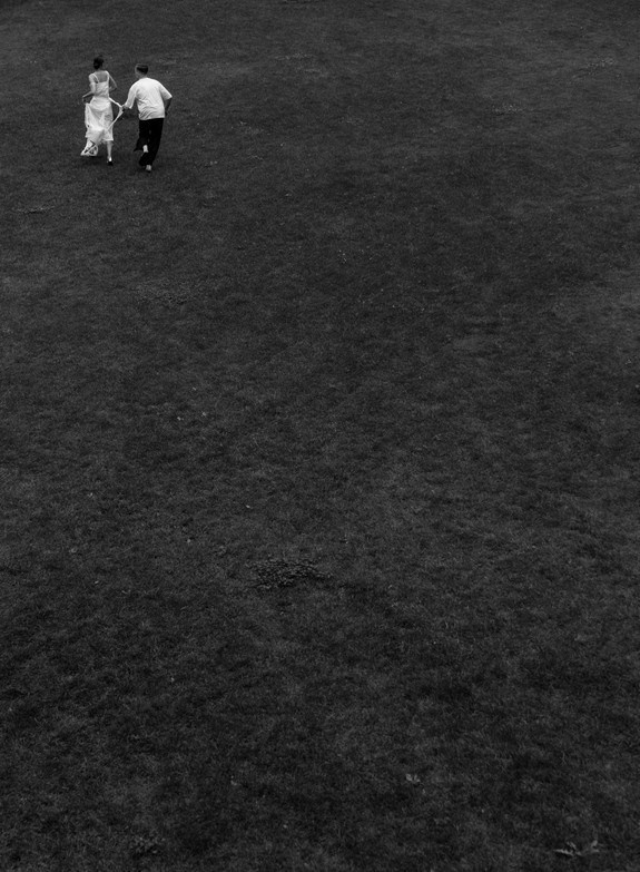 Candid couple moment with a luxury aesthetic