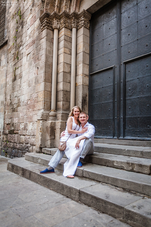 Wieczorna sesja zdjęciowa w Lloret de Mar. Fotograf w Barcelonie Hiszpanii Maslik Yulia