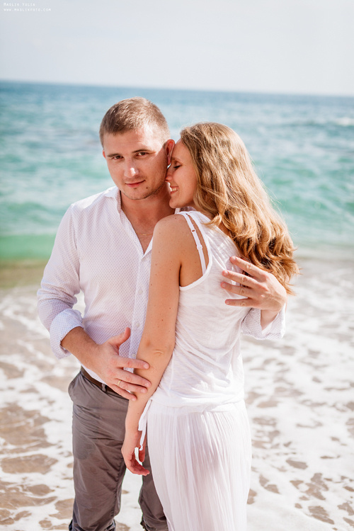 Wieczorna sesja zdjęciowa w Lloret de Mar. Fotograf w Barcelonie Hiszpanii Maslik Yulia