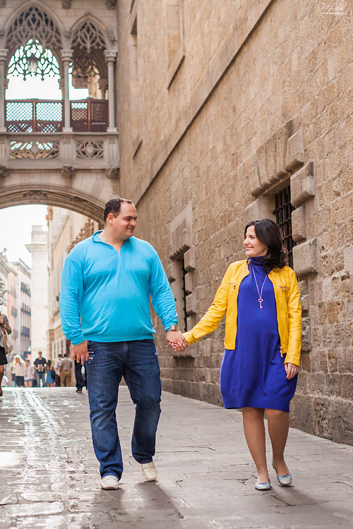 Fotografka ciążowa w Barcelonie. Fotograf w Barcelonie Hiszpanii Maslik Yulia