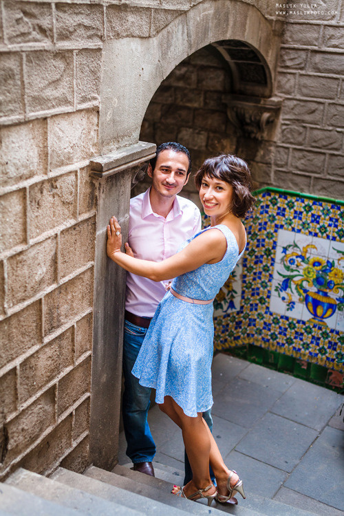 Morning photo shoot in Barcelona. Photographer in Barcelona Spain Maslik Yulia