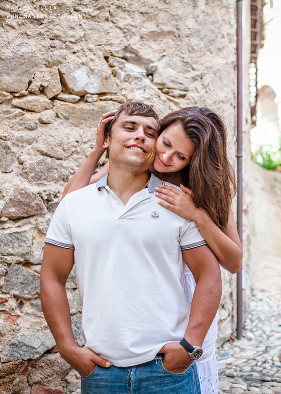 Sea photo session in Tossa de Mar. Photographer in Barcelona Spain Maslik Yulia