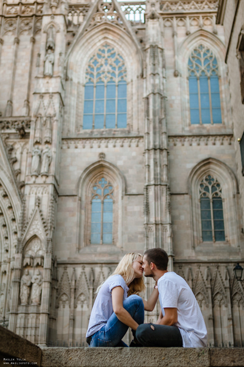Динамичная фотосессия в Барселоне. Фотограф в Барселоне Испании Маслик Юлия