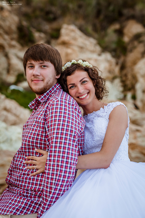 Sesja ślubna w Badalonie, Catalonia. Fotograf w Barcelonie Hiszpanii Maslik Yulia