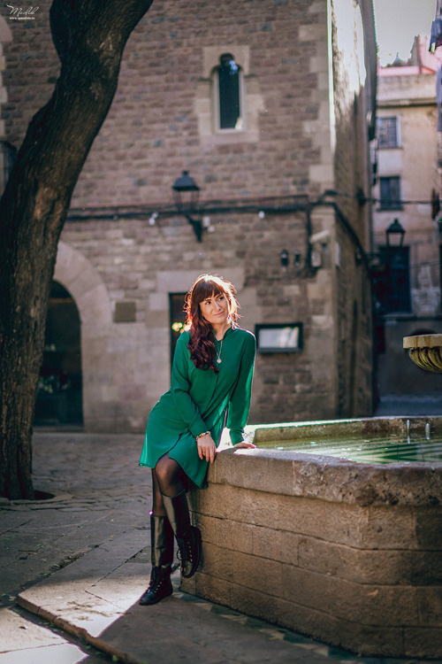 Sesión fotográfica de otoño en Barcelona. Fotógrafo en Barcelona  Maslik Yulia
