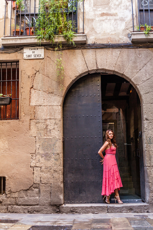 Sesión de fotos individual en Barcelona. Fotógrafo en Barcelona  Maslik Yulia