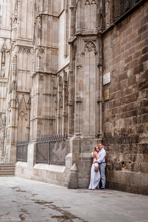Wieczorna sesja zdjęciowa w Lloret de Mar. Fotograf w Barcelonie Hiszpanii Maslik Yulia