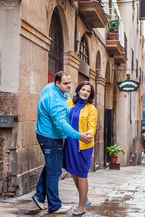 Fotografka ciążowa w Barcelonie. Fotograf w Barcelonie Hiszpanii Maslik Yulia