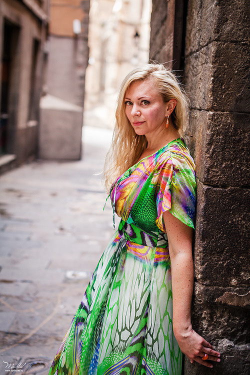 Sesión de fotos de mujeres en Barcelona. Fotógrafo en Barcelona  Maslik Yulia