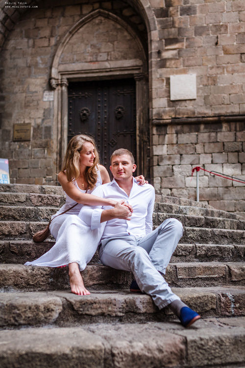 Wieczorna sesja zdjęciowa w Lloret de Mar. Fotograf w Barcelonie Hiszpanii Maslik Yulia