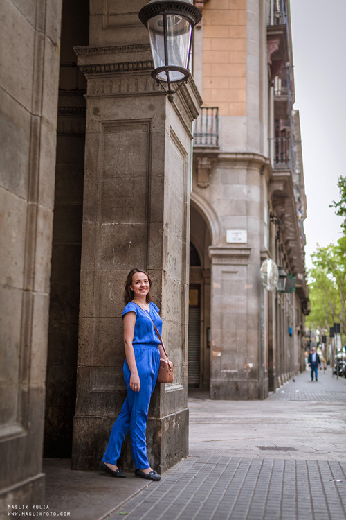 Paseo fotográfico relajado en Barcelona. Fotógrafo en Barcelona  Maslik Yulia