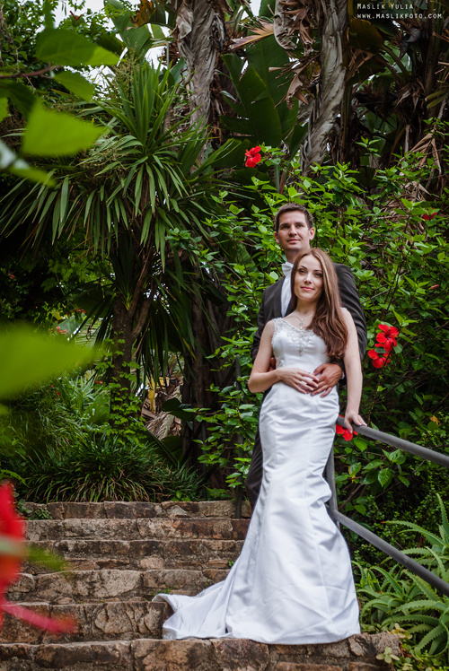 Свадебная фотосессия в Бланес. Фотограф в Барселоне Испании Маслик Юлия