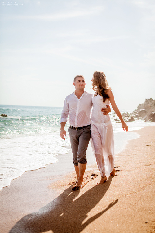 Wieczorna sesja zdjęciowa w Lloret de Mar. Fotograf w Barcelonie Hiszpanii Maslik Yulia