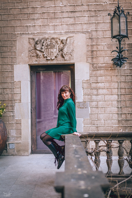 Sesión fotográfica de otoño en Barcelona. Fotógrafo en Barcelona  Maslik Yulia