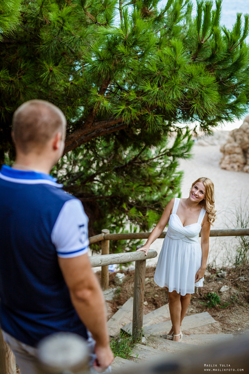 Przyjemna sesja zdjęciowa w Barcelonie. Fotograf w Barcelonie Hiszpanii Maslik Yulia