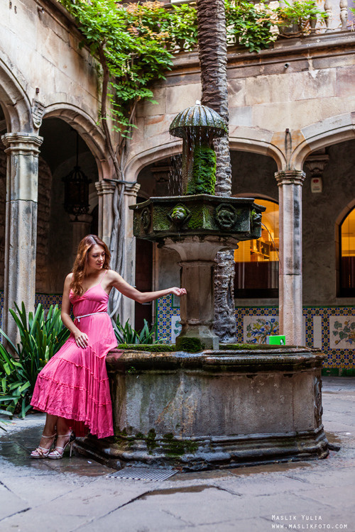 Sesión de fotos individual en Barcelona. Fotógrafo en Barcelona  Maslik Yulia
