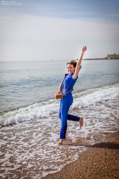 Paseo fotográfico relajado en Barcelona. Fotógrafo en Barcelona  Maslik Yulia