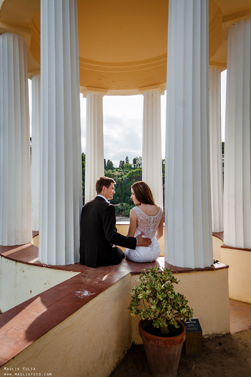 Свадебная фотосессия в Бланес. Фотограф в Барселоне Испании Маслик Юлия