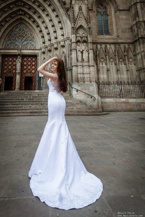 Свадебная фотосессия в Бланес. Фотограф в Барселоне Испании Маслик Юлия