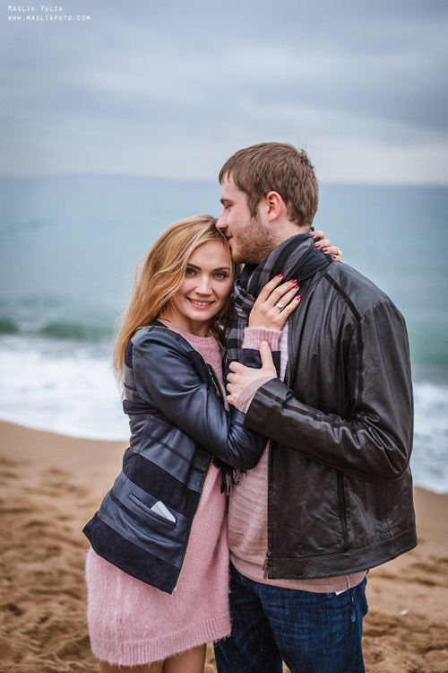 Sesión de fotos de invierno en Barcelona. Fotógrafo en Barcelona  Maslik Yulia