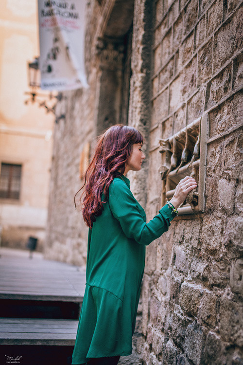 Sesión fotográfica de otoño en Barcelona. Fotógrafo en Barcelona  Maslik Yulia