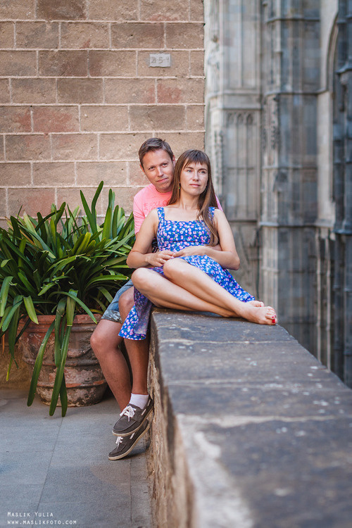 Paseo matutino de barcelona. Fotógrafo en Barcelona  Maslik Yulia