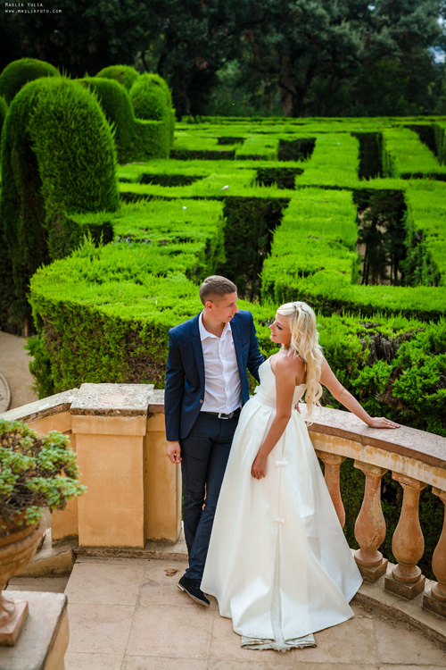 Фотосессия в парке Барселоны. Фотограф в Барселоне Испании Маслик Юлия