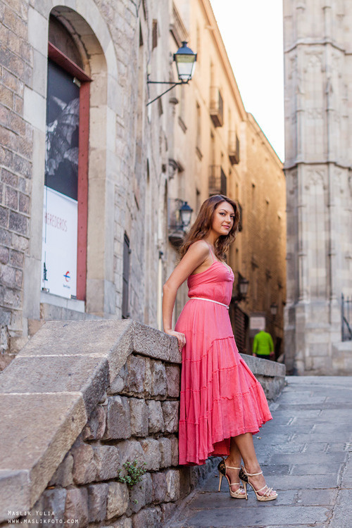 Sesión de fotos individual en Barcelona. Fotógrafo en Barcelona  Maslik Yulia