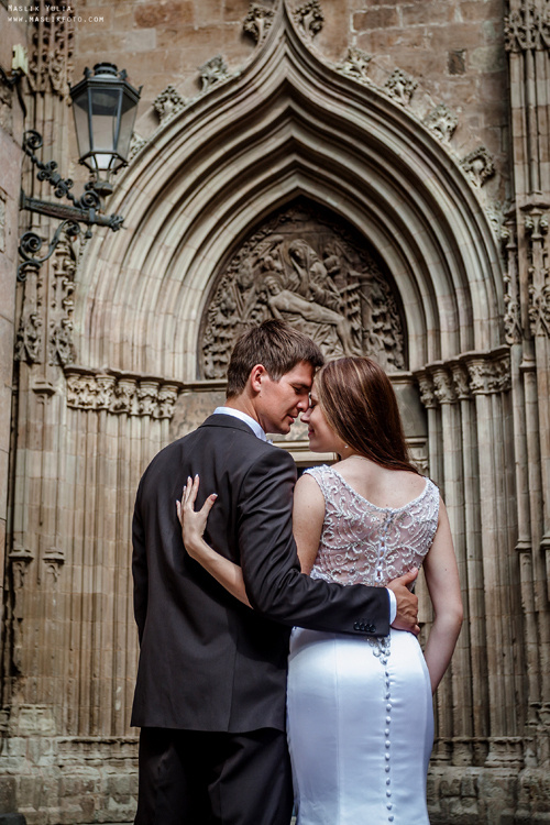 Свадебная фотосессия в Бланес. Фотограф в Барселоне Испании Маслик Юлия