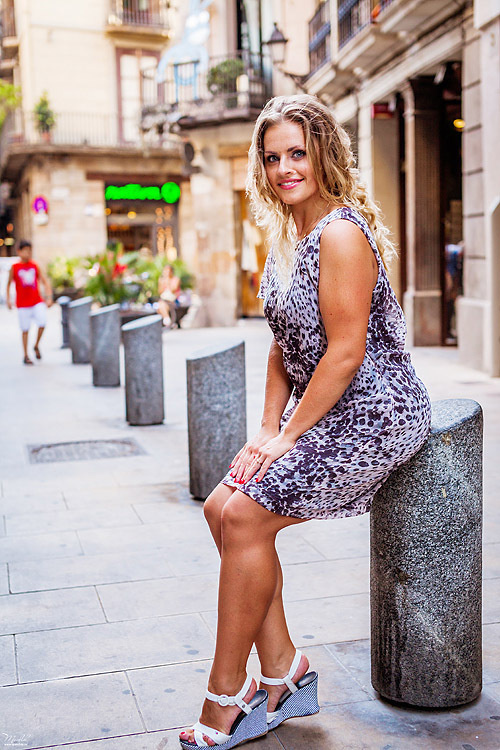 Sesión de fotos de moda en Barcelona. Fotógrafo en Barcelona  Maslik Yulia