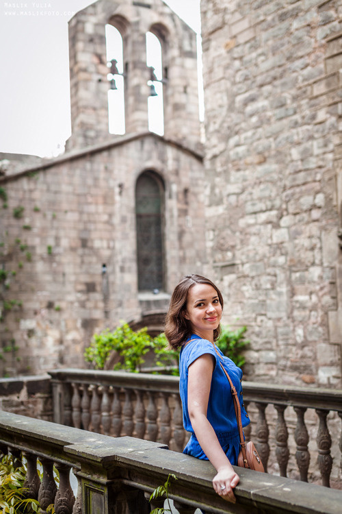 Paseo fotográfico relajado en Barcelona. Fotógrafo en Barcelona  Maslik Yulia