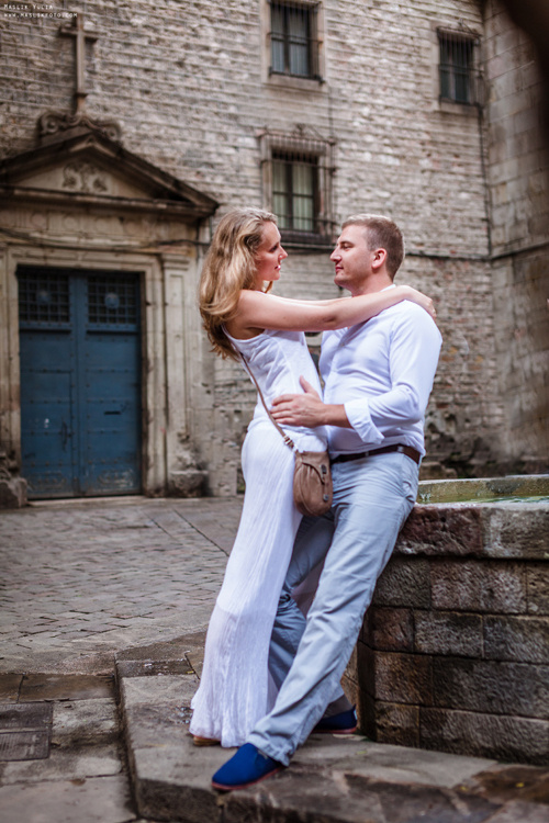 Wieczorna sesja zdjęciowa w Lloret de Mar. Fotograf w Barcelonie Hiszpanii Maslik Yulia