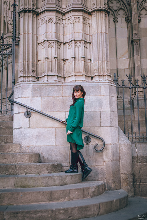 Sesión fotográfica de otoño en Barcelona. Fotógrafo en Barcelona  Maslik Yulia