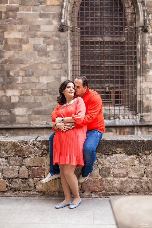 Fotografka ciążowa w Barcelonie. Fotograf w Barcelonie Hiszpanii Maslik Yulia