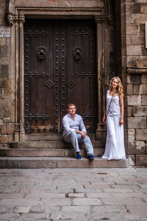 Wieczorna sesja zdjęciowa w Lloret de Mar. Fotograf w Barcelonie Hiszpanii Maslik Yulia