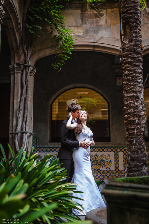 Свадебная фотосессия в Бланес. Фотограф в Барселоне Испании Маслик Юлия