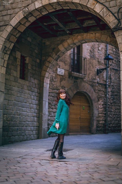 Sesión fotográfica de otoño en Barcelona. Fotógrafo en Barcelona  Maslik Yulia