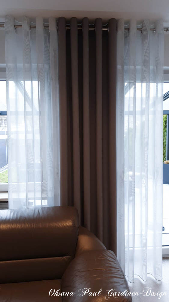 Шторы на кольцах / Ösenvorhänge. Oksana Paul-Gardinen-Design Oksana Paul ✧ Art of Gardinen & Textile Design ✧ Polymer Clay Art & Handmade Creatures