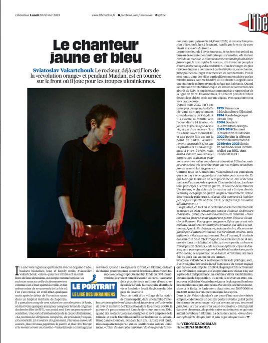 Sviatoslav Vakarchuk, Libération