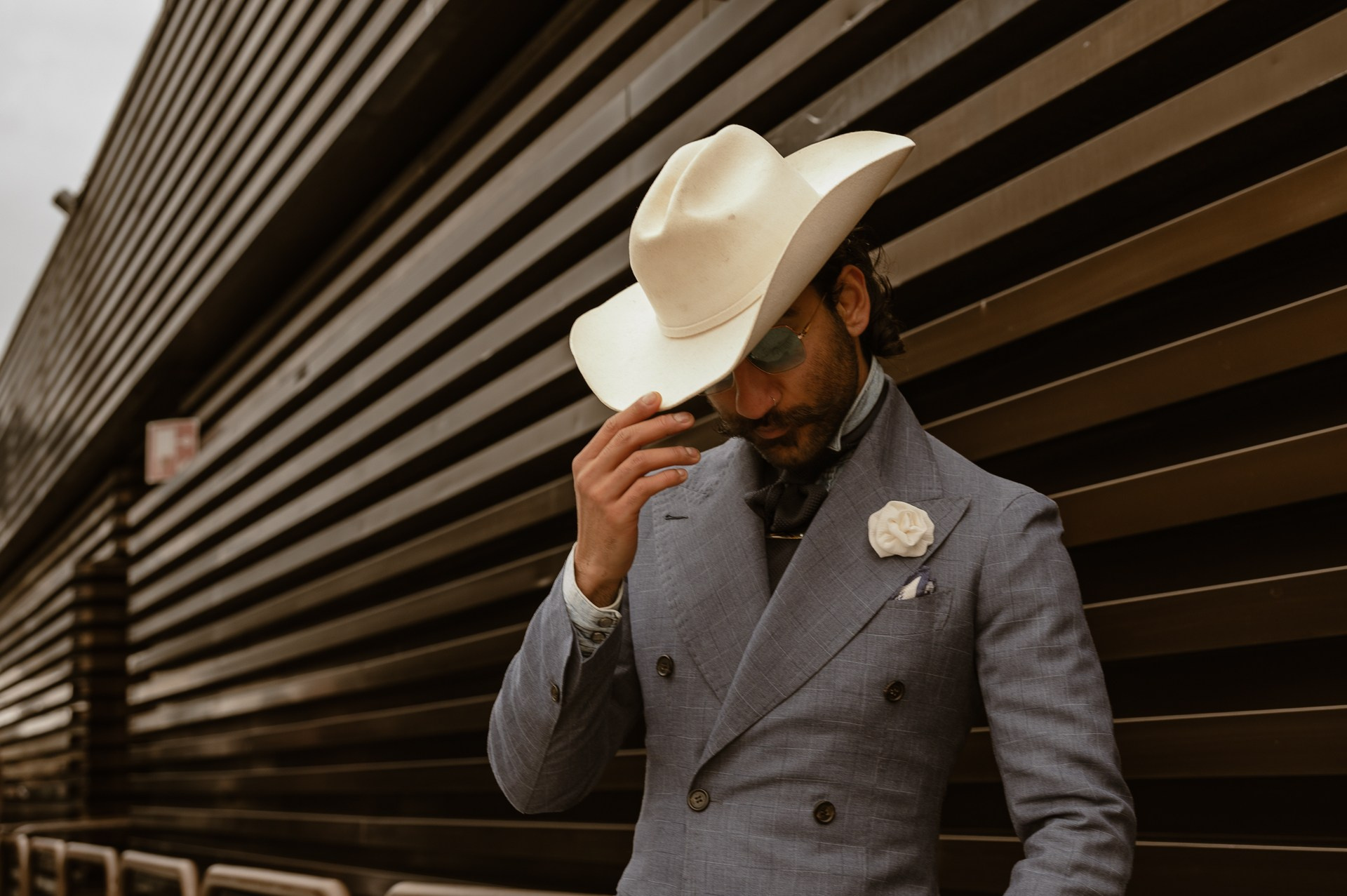 Portrait session at Pitti Uomo by fashion photographer