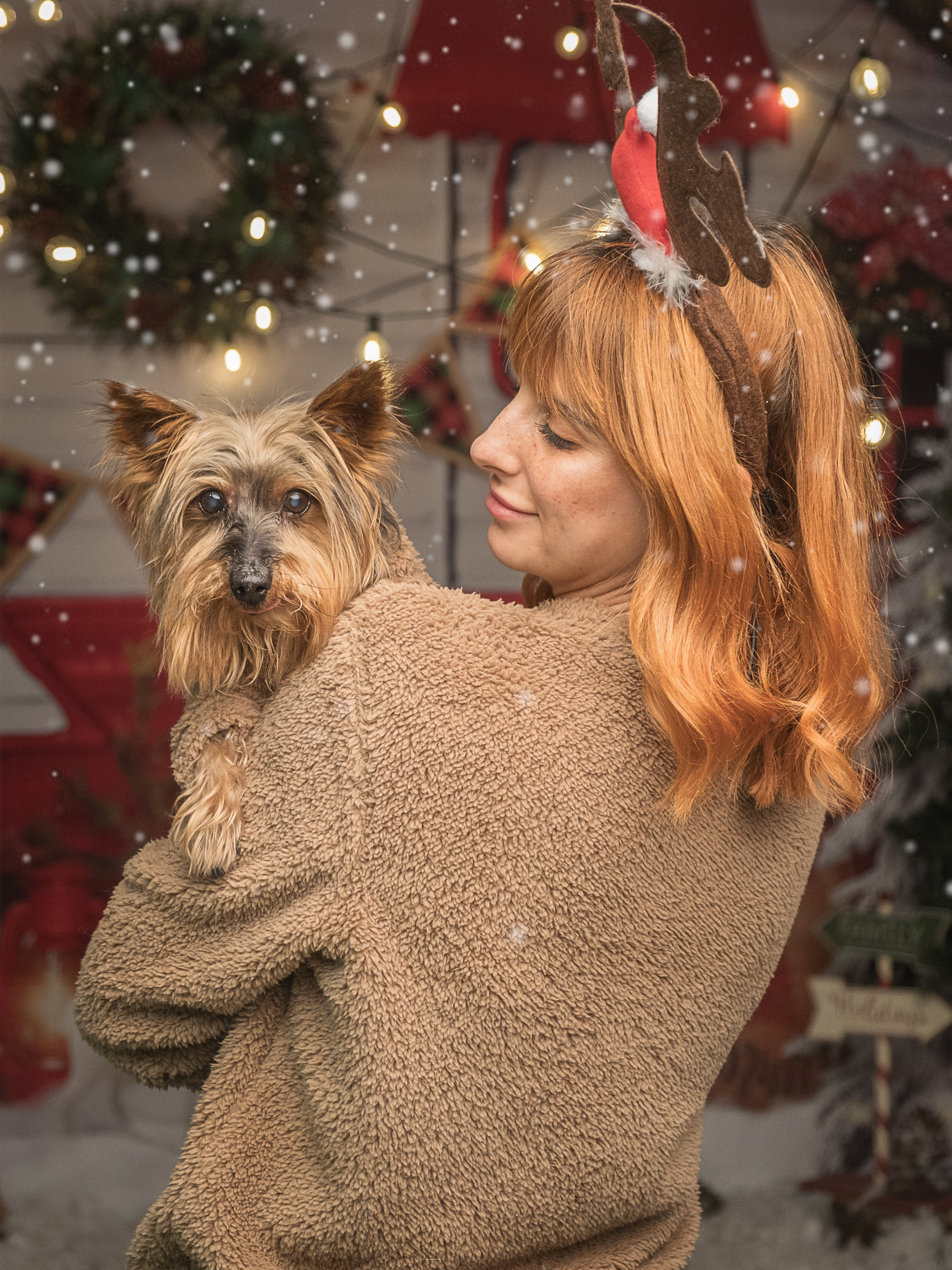 Navidad 2025. Fotos con huella, fotografía de perros y mascotas en Sevilla